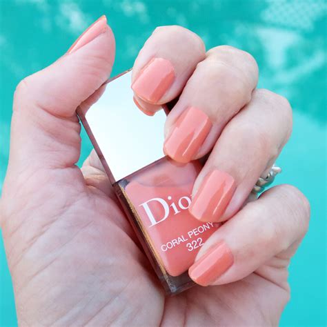 dior vernis coral peony|Dior nail polish.